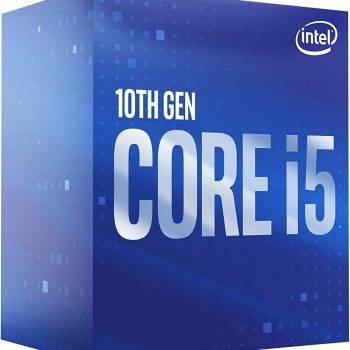 Intel Core i5-10400 - Procesador de sobremesa (6 núcleos de hasta 4,3 GHz, LGA1200 (chipset Intel serie 400) 65 W, número de modelo: BX807011040