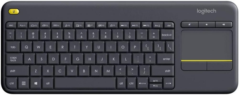 Teclado Inalámbrico Logitech k400 Plus TV Touchpad 920-007123