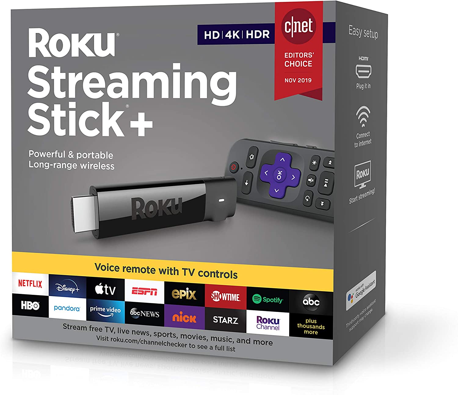 Roku dispositivo de transmisión con 4 K/HDR/HD 4x B075XLWML4