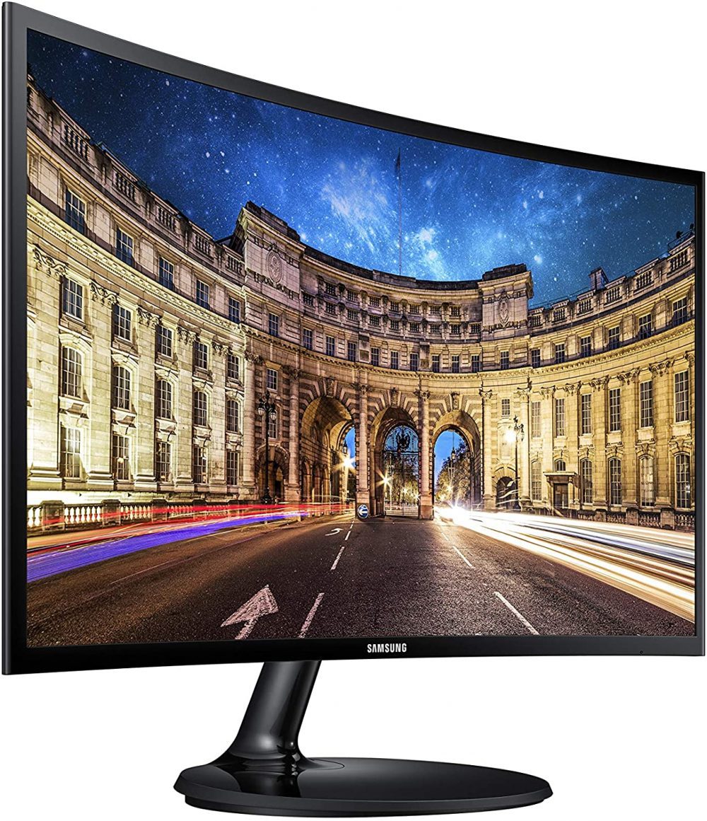 Samsung Monitor Curvo LED 24 pulgada LC24F390FHLXZP