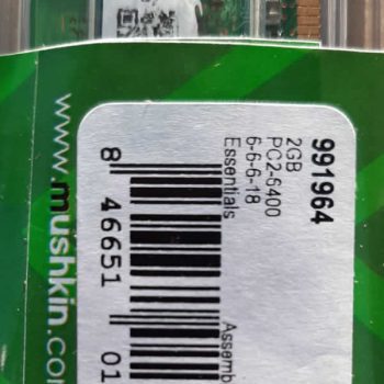 Mushkin 991964 DDR2 UDIMM 2GB PC2-6400 991964