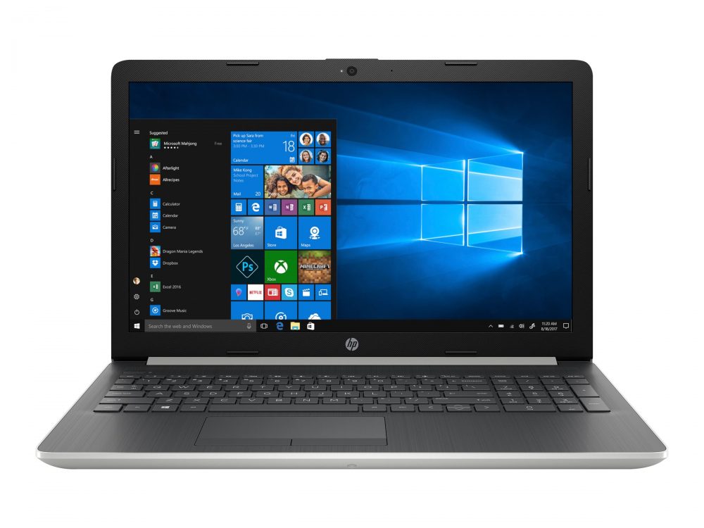 HP 15-da0041dx - Core i7 8550U / 1.8 GHz - Win 10 Home en modo S - 12 GB de RAM - 512 GB SSD NVMe - Pantalla táctil de 15.6 "1366 x 768 (HD) - Gráficos UHD 620 - Wi-Fi, Bluetooth - plateado ceniza marco del teclado, plata natural