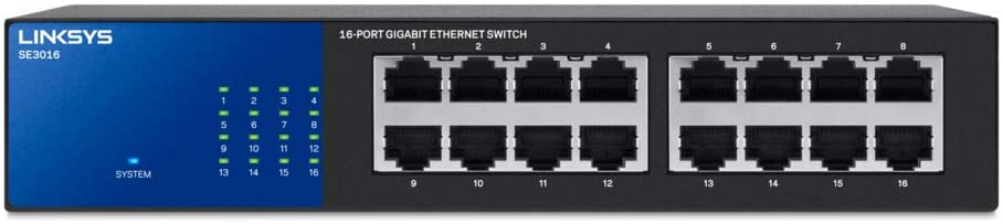 Linksys Switch 16-PORT GIGABIT SE3016
