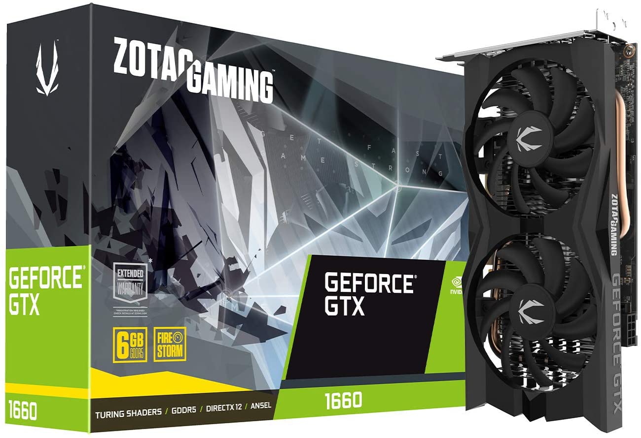 ZOTAC Gaming GeForce GTX 1660 6GB GDDR5 ZT-T16600K-10M