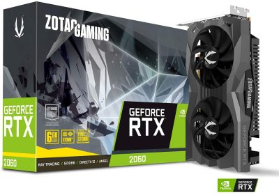 Tarjeta gráfica ZOTAC GAMING GeForce RTX 2060 ZT-T2060H-10M