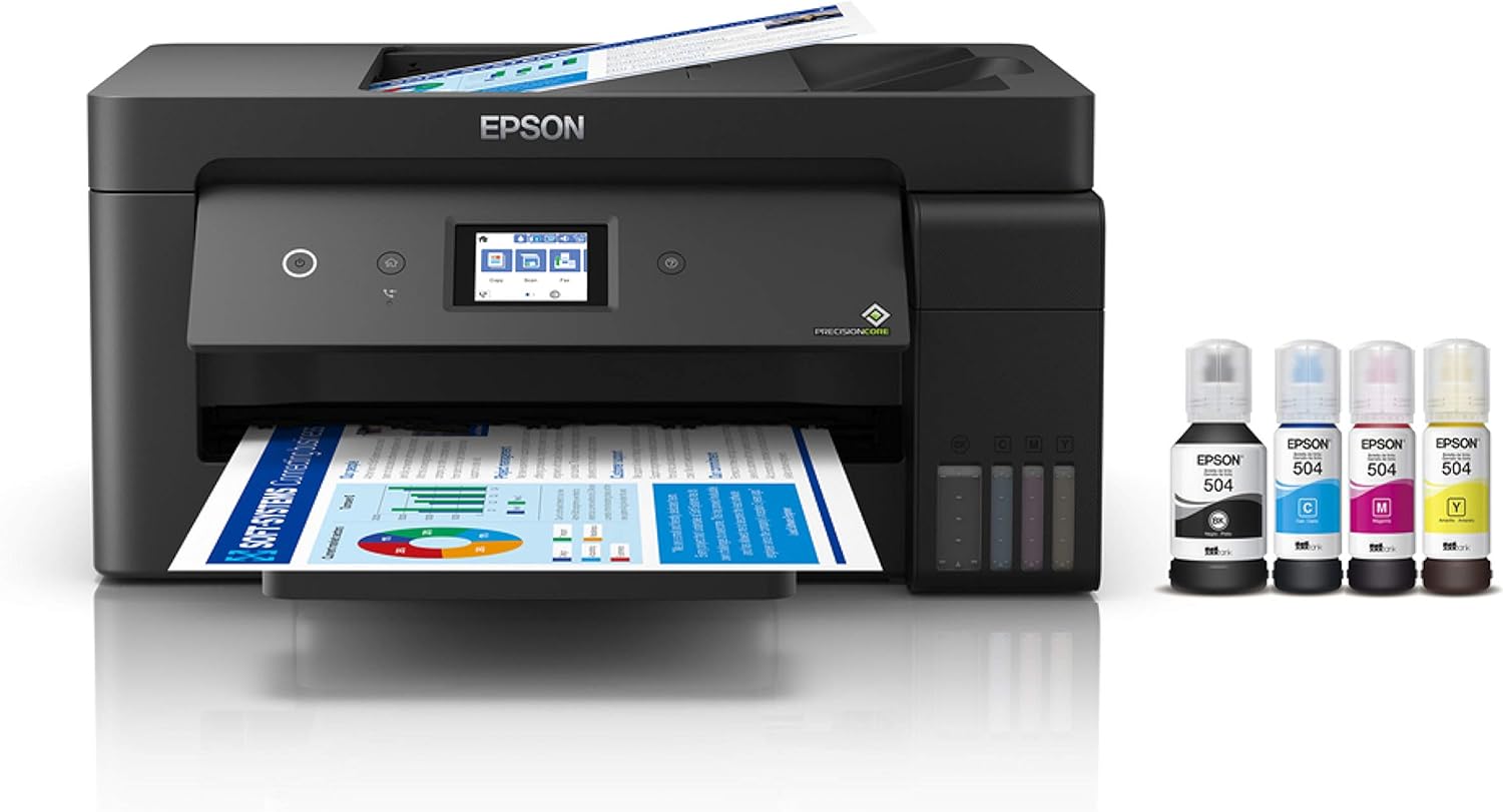 ▷ Epson Impresora Ecotank Multifuncional L14150 A3 (C11CH96301) ©