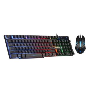 KIT TECLADO MOUSE ARGOM COMBAT GAMING USB ESPAÑOL ARG-KB-2051BK