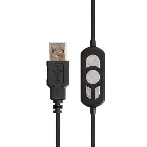 VCOM AUDIFONOS WIRED USB DE160U