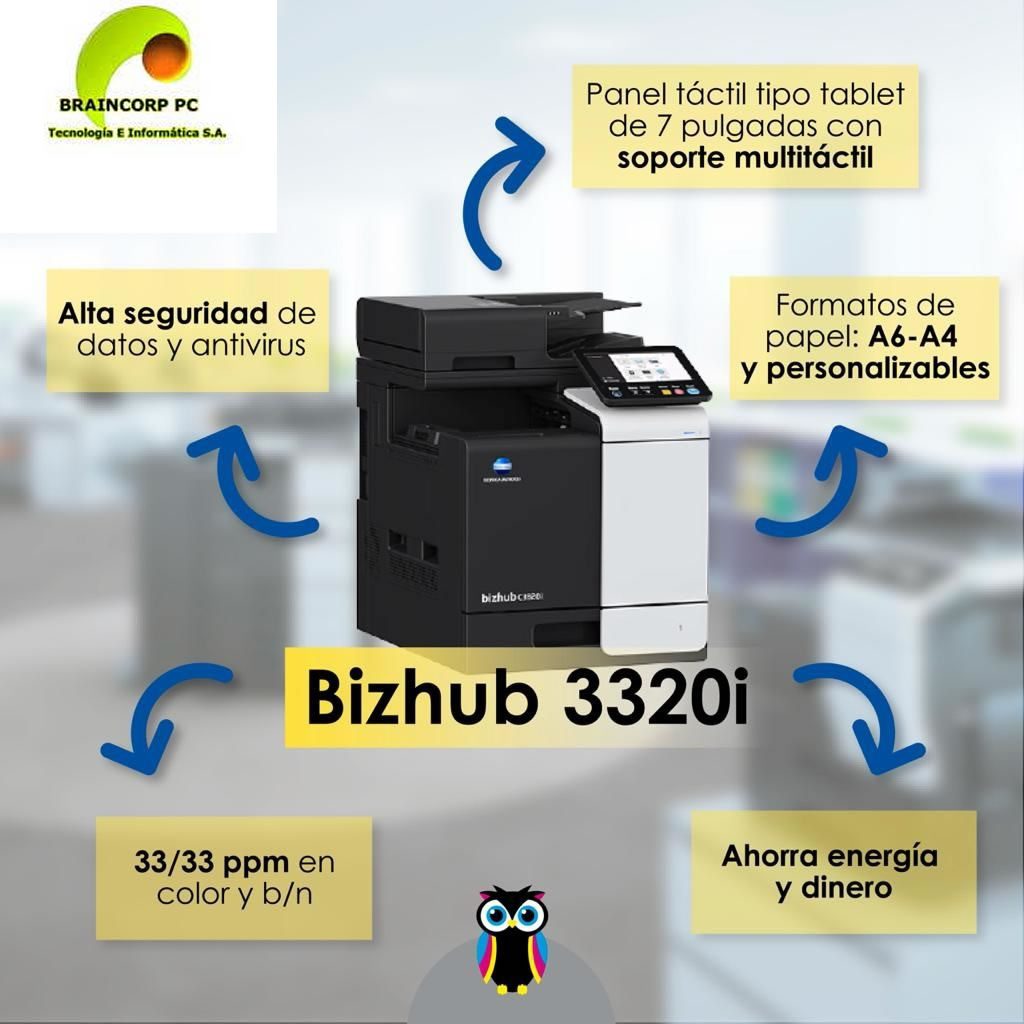 Konica Minolta bizhub C3320i Multifuncional oficina C3320i