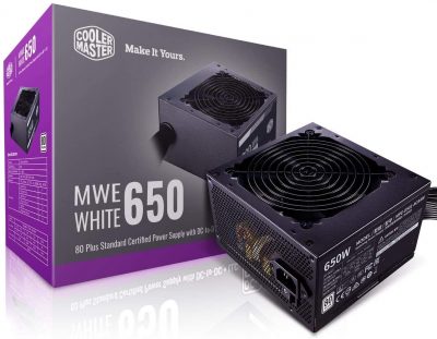 COOLER MASTER 650W MWE WHITE 80 PLUS MPE-6501-ACAAW