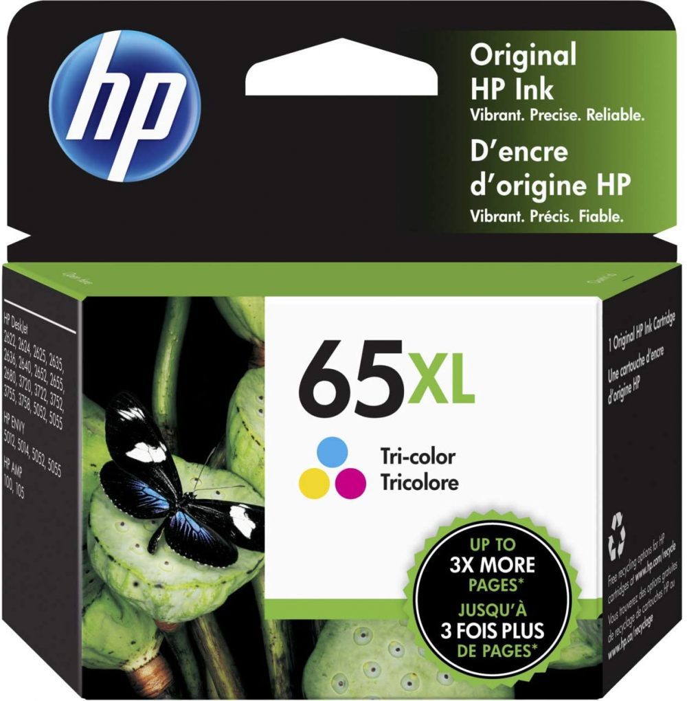 HP cartucho de tinta tricolor 65XL N9K03AN Venezuela