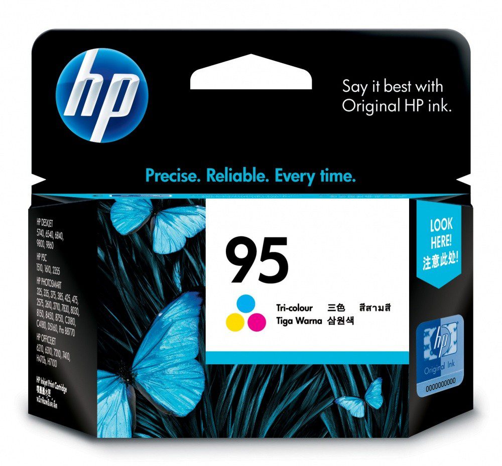 Cartucho HP 95 Tricolor Original 330 Páginas C8766WL