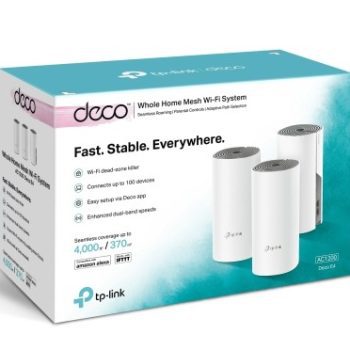 TP-LINK DECO E4 (2 PACK) AC 1200 INCLUYE 2 DECO E4 WIFI HOME MESH