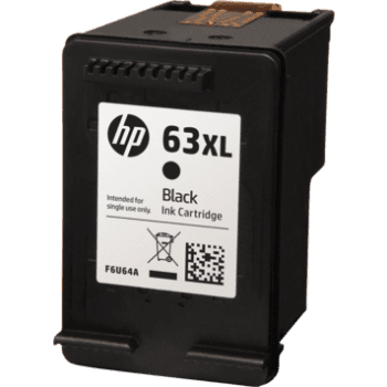 Paquete de 2 cartuchos de tinta originales HP 63XL negros L0R43BN