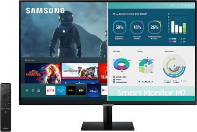 SAMSUNG Monitor inteligente M7 de 32 pulgadas LS32AM702UNXZA