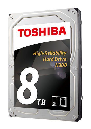 Disco Duro Interno Toshiba N300 3.5 8TB NAS HDWN180XZSTA