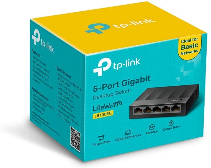 Switch Fast Ethernet de 5 puertos para redes en Venta