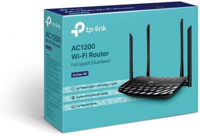 Router WiFi TP-Link AC1200 Gigabit Archer A6