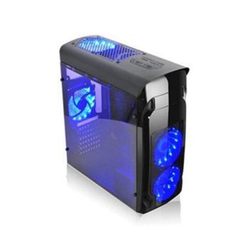 Case Gamer Agiler AGI-C010 ATX Blue Fans AGI-C010