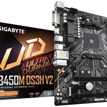 Tarjeta Madre Gigabyte B450M DS3H V2 LGA AM4 DDR4 B450M DS3H V2