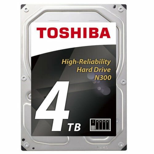 Disco Duro Toshiba N300 3.5" 4TB SATA 3 HDWQ140XZSTA