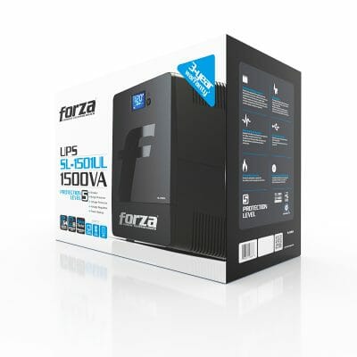 FORZA 1500VA/900W Interactiva 8 x NEMA 5-15R USB Pantalla LCD táctil SL-1501UL