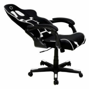 SILLA NIBIO GAMING SAVAGE RECLINABLE NEGRO - BLANCO GC112WHT