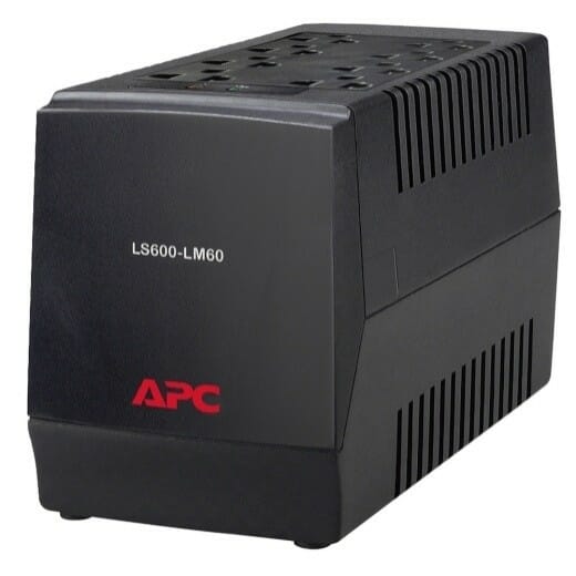 Regulador APC LS1200-LM60, 600W, 1200VA, Entrada 96 - 148V, Salida 120V, 8 Contactos