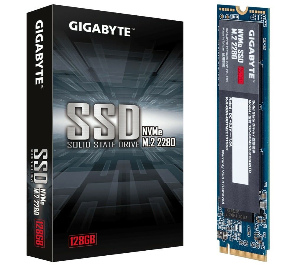 SSD Gigabyte NVMe 128GB PCI-E 3.0 X4 M.2 GP-GSM2NE3128GNTD