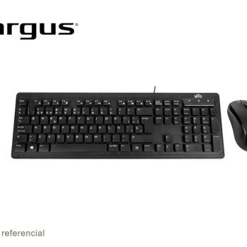 Targus Teclado y Mouse USB Color negro AKM617ESLA