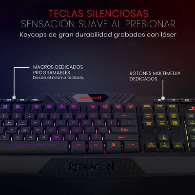 Redragon Harpe Pro K503A-RGB USB Teclado gaming K503A