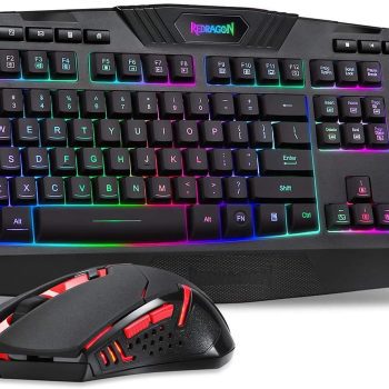 REDRAGON TECLADO /MOUSE K503A RGB-SP/M601 CENTROPHORUS S101-3