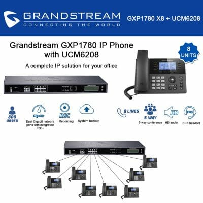 Grandstream UCM6208 Central IP UCM6208