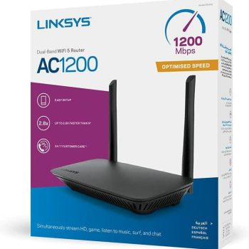 LINKSYS AC1200 WIFI 5 DOBLE BANDA 4 LAN / 1 PUERTO WAN E5400