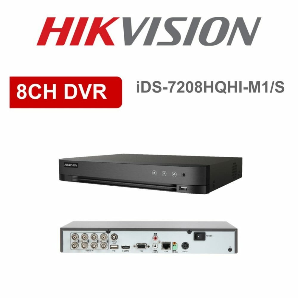 HIKVISION DVR HD 8 CANALES IDS7208HQHI-M1