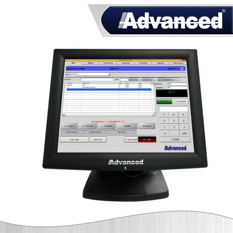 ADVANCED Touch Screen 15" Monitor Touch APT-E15B9A