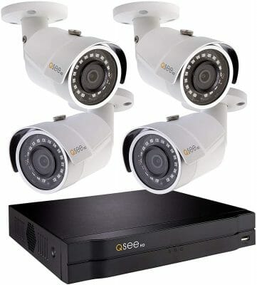 Q-See - Sistema de seguridad 1080p HD NVR QC894-4ES-1