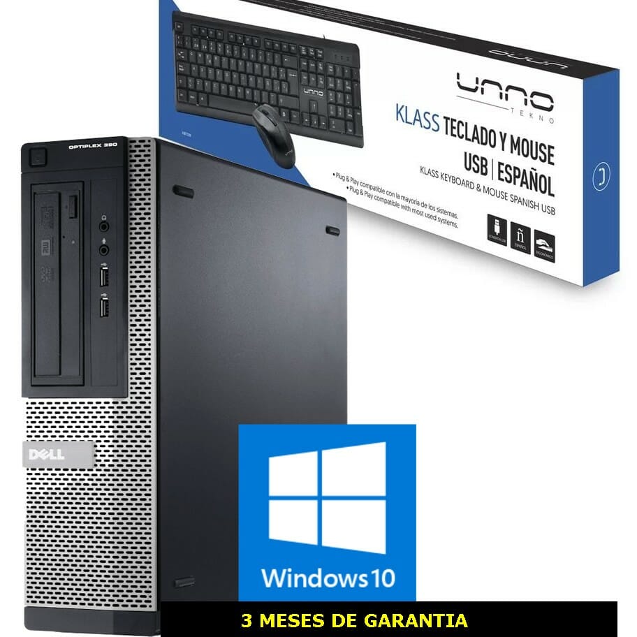 DELL OptiPlex 390 i5 2400 8GB 250GB DVDRW D390DT-I5-8-250