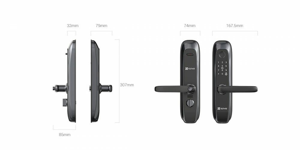 EZVIZ Cerradura Inteligente con Huella Dactilar CS-L2-11FCP