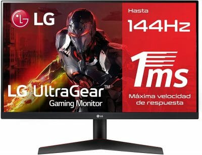 LG UtraGear Monitor 24 pulgadas gaming 144 Hz 24GN600-B