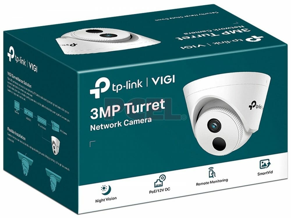 TP-LINK CAMARA 3MP VIGILANCIA RED VIGI-C400HO-2-8