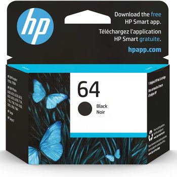 HP 64 Cartucho de tinta negro N9J90AN