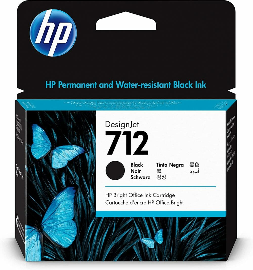 HP 712 Cartucho Negro Original 80ml 3ED71A