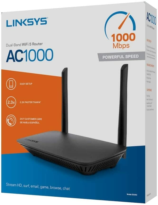 Linksys Router AC1000 de doble banda Wi-Fi 5 E5350