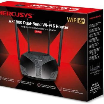 Mercusys Router AX1800 WiFi 6 Doble Banda MR70X