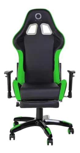 Nibio Silla Gaming Destroyer Cuero Sintetico Verde GC008SGREEN