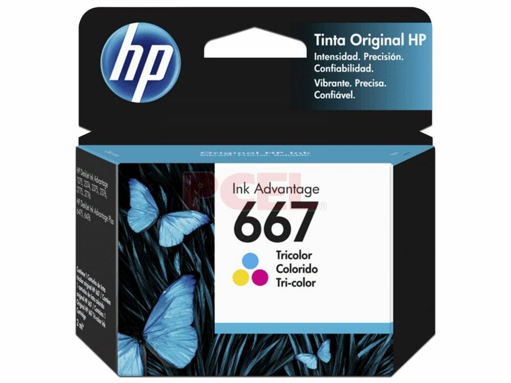 HP 667 Tricolor Ink Advantage Original 3YM78AL