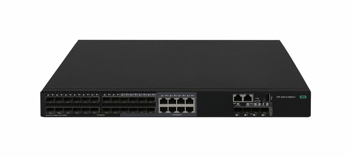 HPE FlexNetwork 5520 24G SFP 4SFP+ HI Switch R8M27A