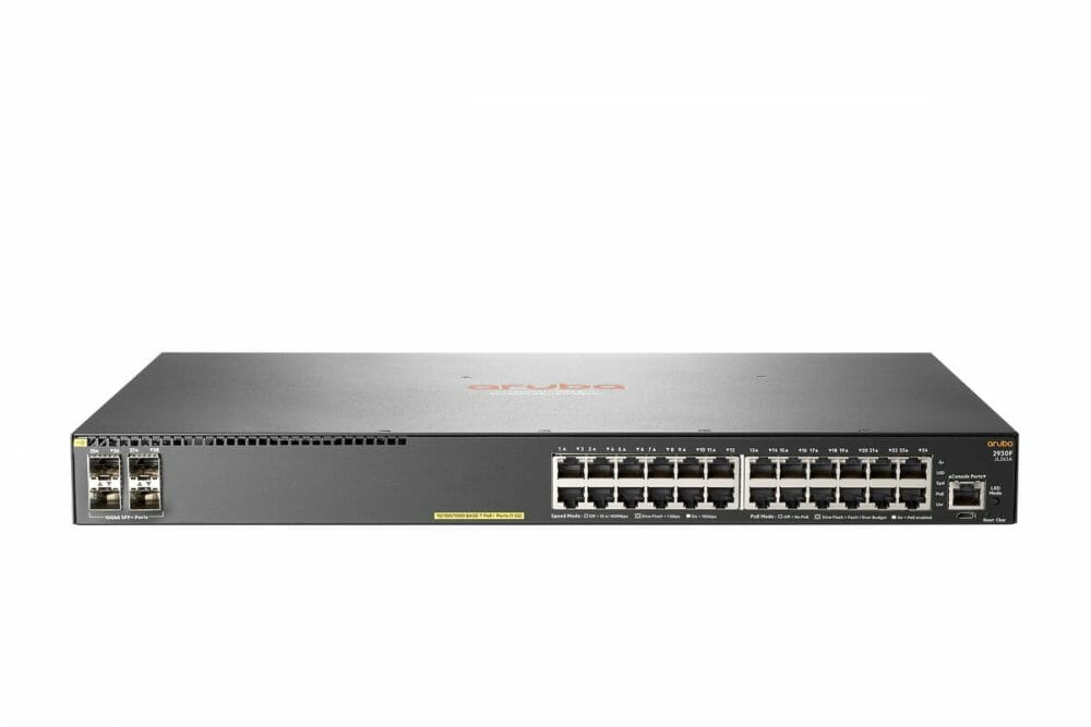 HPE Aruba 2930F 24G PoE+ 4SFP+ 10 Gigabit Ethernet JL263A#ABA