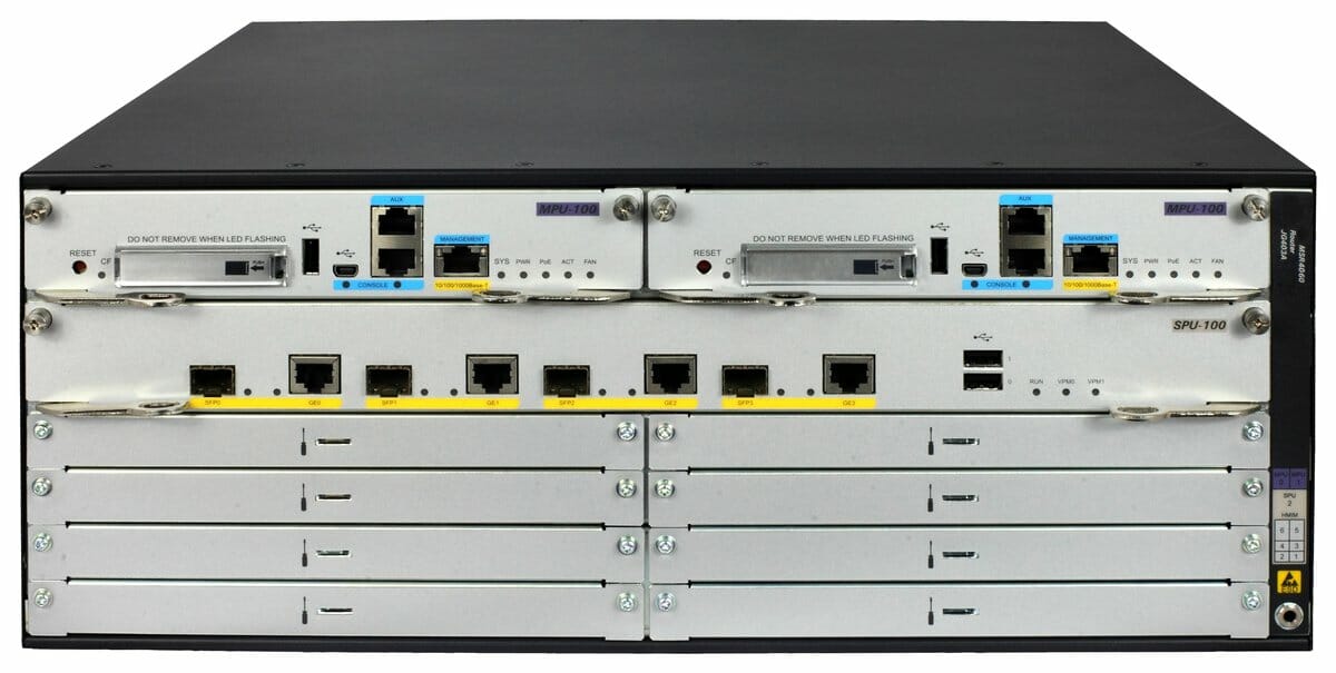 HPE MSR4060 Router Chassis TAA Compliance JG403A